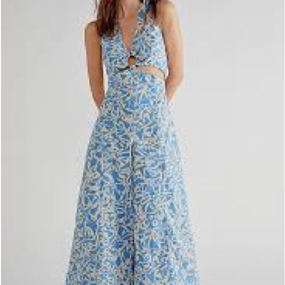 Free People Kira Brown jumpsuit